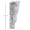 Ekena Millwork 3 5/8"W x 8 5/8"D x 17 1/4"H Kent Corbel COR17X03X08KE - alternate 2
